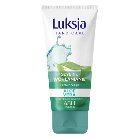 LUKSJA Krem do rąk SZYBKIE WCHŁANIANIE Z ALOESEM, 50 ml
