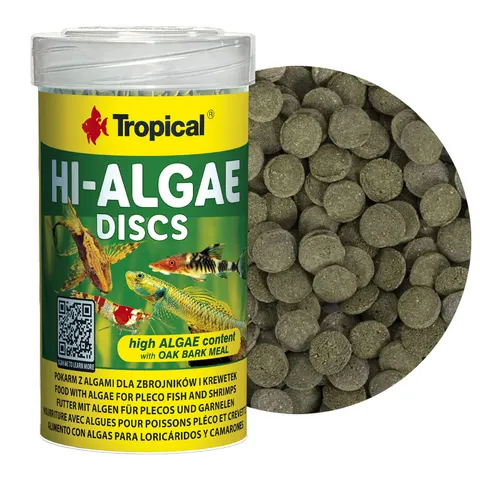 TROPICAL HI-ALGAE DISC POKARM DLA GLONOJADÓW 100ml / 60g