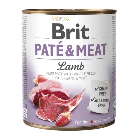 Brit Paté & Meat Karma mokra dla psa Jagnięcina 800 g