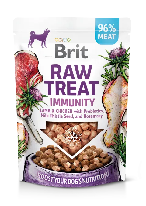 BRIT Przysmak Raw Treat Immunity Lamb&Chicken dla Psa 40g