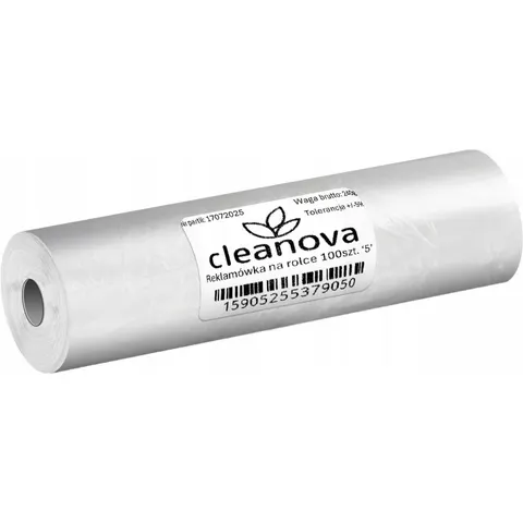CLEANOVA Reklamówki na rolce 43x35cm, 100 szt