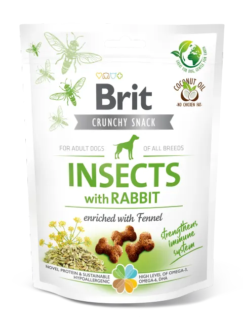 BRIT Care Przysmak Crunchy Cracker Insect&Rabbit dla Psa 200g