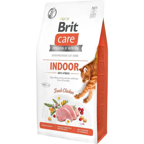 Brit Care Cat Grain-Free INDOOR Anti-stress 2kg