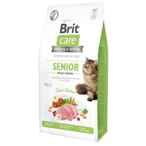 Brit CAT Care Grain Free SENIOR Weight Control 2kg