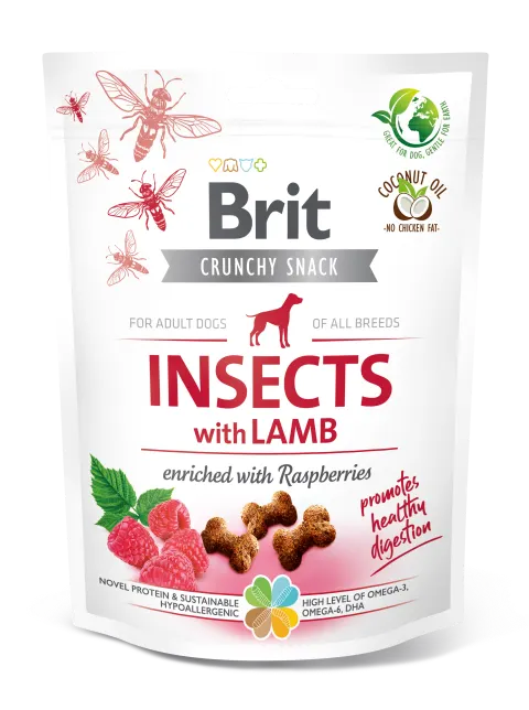 BRIT Care Przysmak Crunchy Cracker Insect&Lamb dla Psa 200g