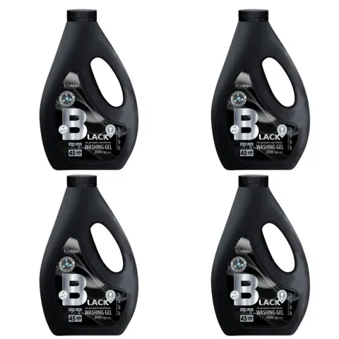 ECOMAX Żel do prania Black 45 prań 2 l, pakiet 4 szt.