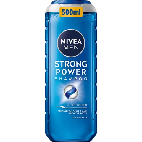 NIVEA MEN Szampon do włosów STRONG POWER, 500 ml