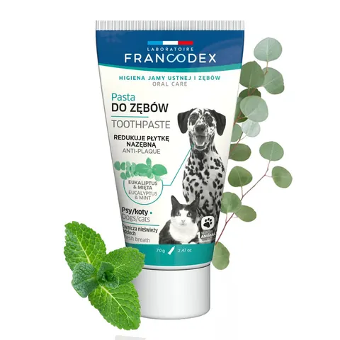 Francodex Pasta Do Czyszczenia Zębów Dla Psów i Kotów 70g