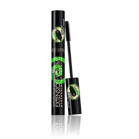 EVELINE EXTENSION VOLUME Tusz do rzęs WYDŁUŻAJĄCO-PODKRĘCAJĄCY, 10 ml