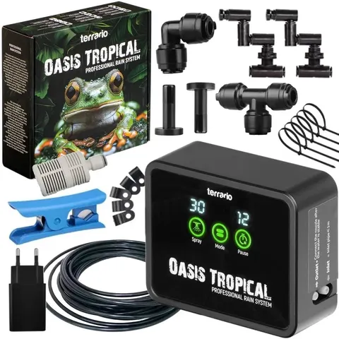 Zraszacz automatyczny Terrario Oasis Tropical z programatorem i dyszami do terrarium