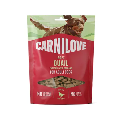 Carnilove Dog Soft Snack Quail 200g Przysmak dla Psa Przepiórka