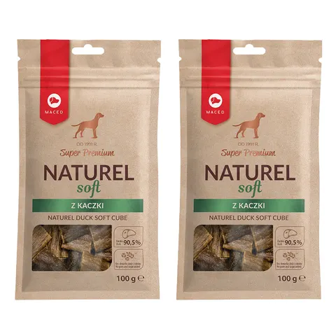 Maced Przysmak dla Psa Smakołyki z Kaczki Naturel Soft Smaczki 2x100g
