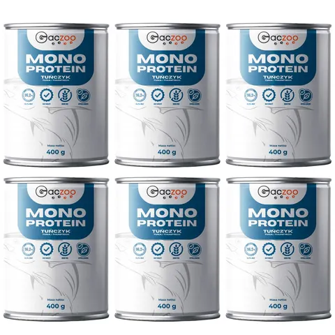 Gaczoo MONO Protein karma mokra dla psa Tuńczyk 6x400g