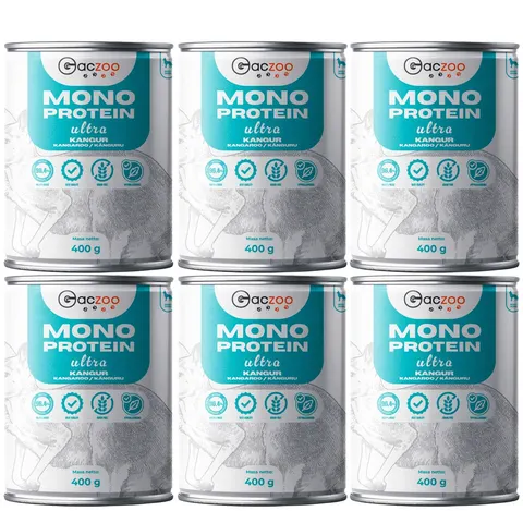 Gaczoo MONO Protein Ultra karma mokra dla psa Kangur 6x400g