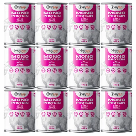 Gaczoo MONO Protein Ultra karma mokra dla psa Kozina 12x400g