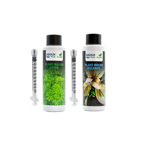 AQUA24 PLUS Zestaw Nawozów do Akwarium Makro Mikro 2x100 ml