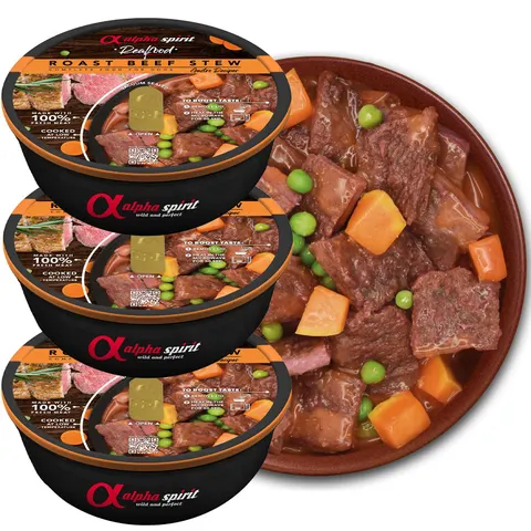 Alpha Spirit Real Food Beef Karma Mokra dla Psa Wołowina 3x280g