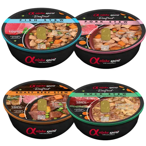 Alpha Spirit Real Food Karma Mokra dla Psa MIX 4x280g