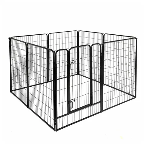 Happet Kojec Metalowy dla Psa z Progiem XL Heavy 76×120cm