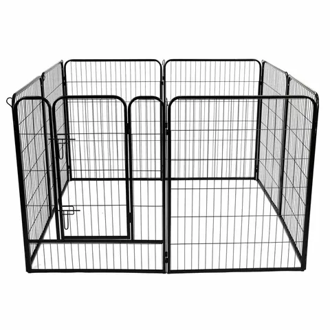 Happet Kojec Metalowy dla Psa z Progiem L Heavy 77×101 cm