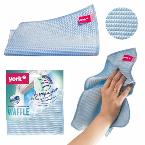 YORK Ściereczka z mikrofibry do okoien WAFFLE, 1 szt