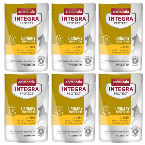 Animonda Integra Protect Urinary Struvitna Przeciw Kamieni Struwitowych z Kurczakiem 6x85g