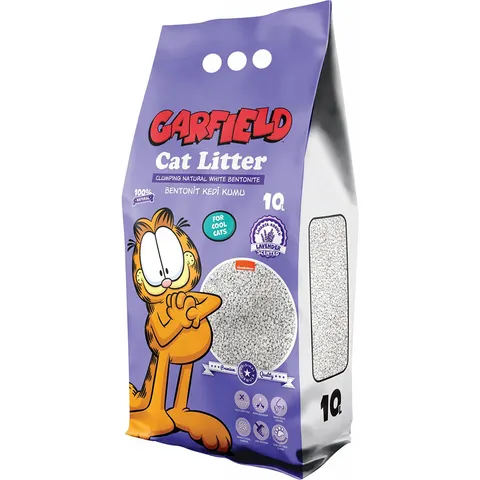 Garfield Żwirek Bentonitowy dla Kota Lawendowy 10L