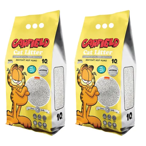 Garfield Żwirek Bentonitowy dla Kota Naturalny 2x10L