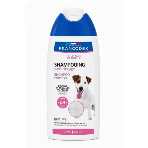 FRANCODEX Szampon dla Psa Bez Spłukiwania 250ml Suchy Pielęgnacyjny
