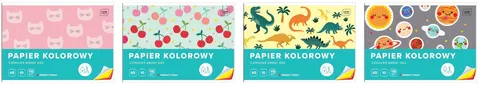 Papier kolorowy A5 10 kartek 115g ZEPKA5 INTERDRUK