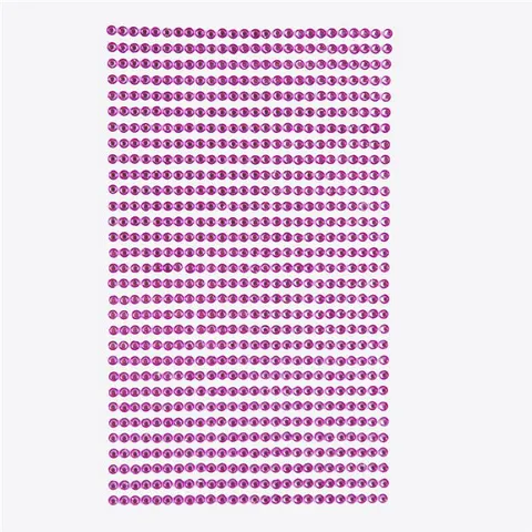 Kryształki Samoprzylepne 3Mm, 806 Szt. Pink Dpcraft