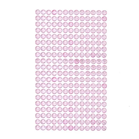 Kryształki Samoprzylepne 6Mm,260 Szt. Light Pink Dpcraft