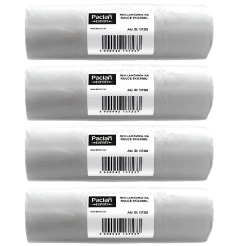 PACLAN EXPERT Reklamówki na rolce 43x35cm, pakiet 4 x 140 szt