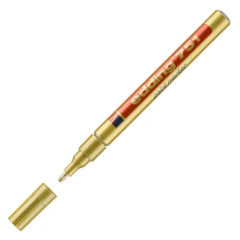 Marker olejowy 1-2mm EDDING 751 złoty /751/053/ZL ED/