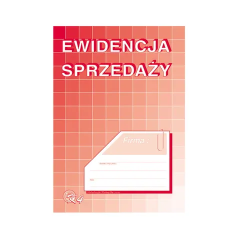 K-4 Ewidencja sprzedaży (pion) A5 MICHALCZYK&PROKOP