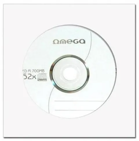 Płyta DVD-R 700 MB 1szt + koperta Omega Freestyle