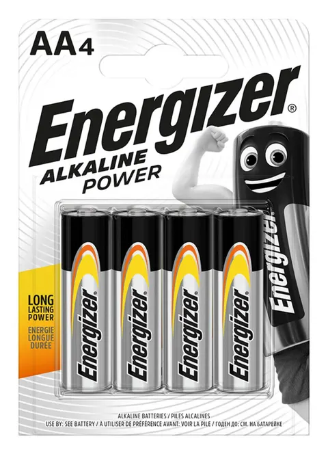 Bateria alkaliczna LR6 (AA) ENERGIZER Alkaline Power 1,5V blister zawiera 4 szt.