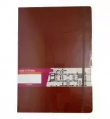 Notes Antra z gumką w kratkę A4 brązowy Formalizm
