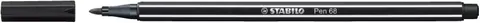 Flamaster Stabilo Pen 68 czarny