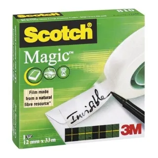 Taśma biurowa matowa Scotch Magic 12mm x 33m