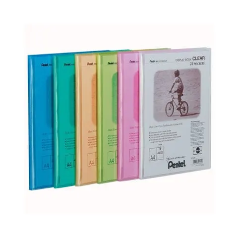 Album ofertowy 30 koszulek A4 różowy Clear, Pentel
