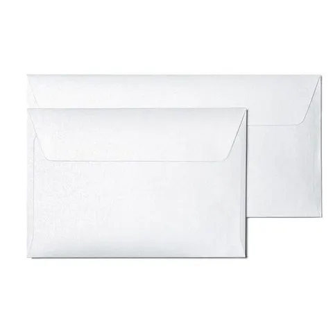 Koperty ozdobne C6 10 szt. Millenium biały 120g 282101 Galeria Papieru