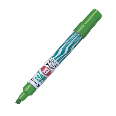 Marker permanentny Pilot SCA-B ścięty zielony