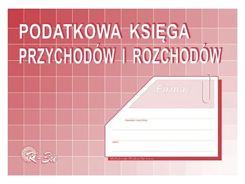 Druk podatkowa księga przychodów i rozchodów A5