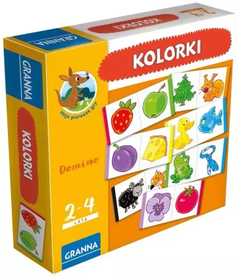 Gra Domino Kolorki 2-4 lata Granna