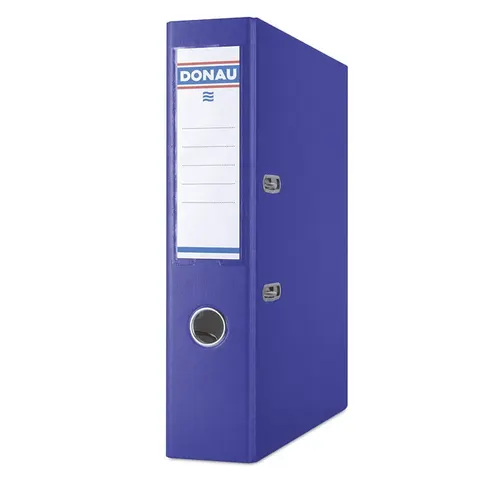Segregator z mechanizmem ekonomiczny A4 75mm DONAU MASTER PP kol. ciemnoniebieski 3970001PL-17