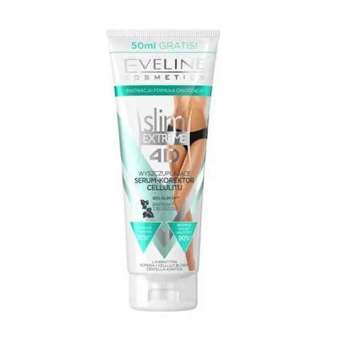 EVELINE SLIM EXTREME 4D Serum WYSZCZUPLAJĄCE KOREKTOR CELLULITU , 250 ml