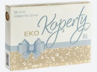 Koperty B6 Eko Kraft 50szt, Pol-Mak