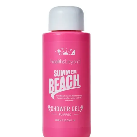 SUMMER BEACH Żel pod prysznic CYTRYNA I TRAWA, 400 ml