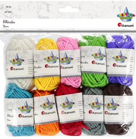 Włóczka 10szt 10g Mix Titanum